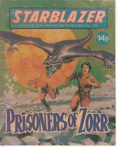 Starblazer Space Fiction in Pictures No. 51 Prisoner of Zorr - Starblazer