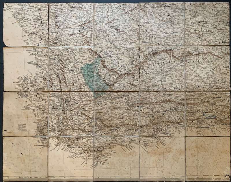 Map of the Cape Colony - No Author