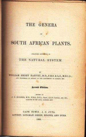 The Genera of South African Plants - Harvey, William Henry