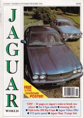 Jaguar World Volume 7 Number 2 November/December 1994 - Skilleter, Paul