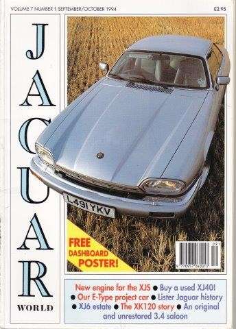 Jaguar World Volume 7 Number 1 September/October 1994 - Skilleter, Paul