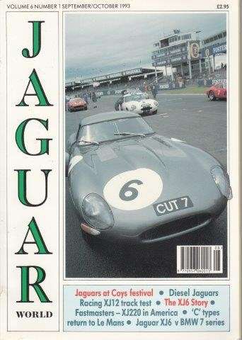 Jaguar World Volume 6 Number 1 September/October 1993 - Skilleter, Paul