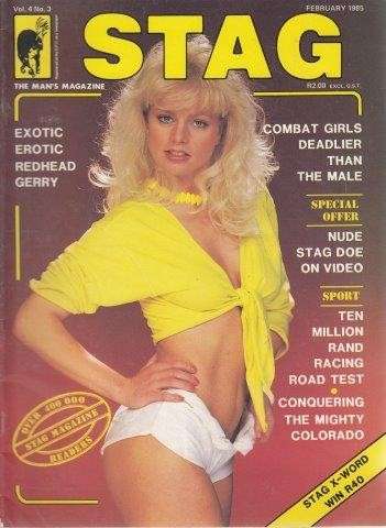 Stag - The Man's Magazine February 1985 (Vol. 04 No. 03) - Lencel (ed) Stag