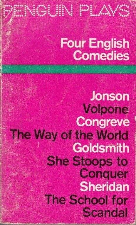 Four English Comedies of the 17th and 18th Centuries - Various
