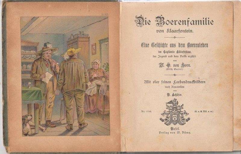 Die Boerenfamilie van Klaarfontein - Eine Geschichte aus dem Boerenleben - Horn, W. D. von