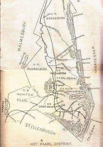 Aardrijkskunde van het Distrikt de Paarl Voor Standaard III - van der Spuy, S. J.