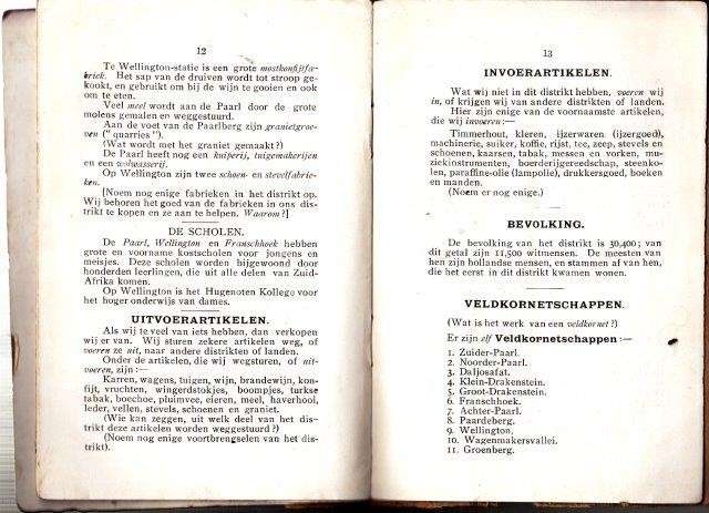 Aardrijkskunde van het Distrikt de Paarl Voor Standaard III - van der Spuy, S. J.