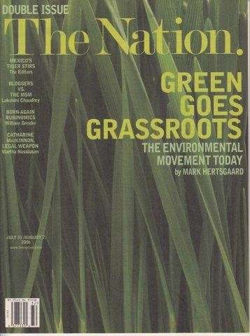 The Nation Volume 283, Number 4 Double Issue July 31/ August 7, 2006