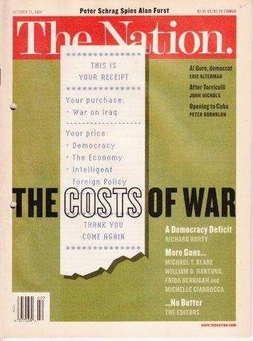 The Nation Volume 275 Number 13 October 21, 2002