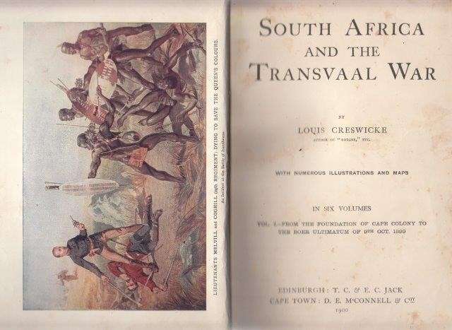 South Africa and the Transvaal War in Six Volumes (3 Books) - Creswicke, Louis