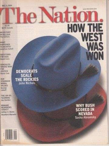 The Nation Volume 277 Number 19 December 6, 2004