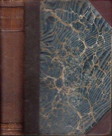 Dombey & Sons (1890 leather bound) - Dickens, Charles
