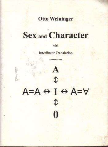 Sex and Character (English and German Edition) - Weininger, Otto