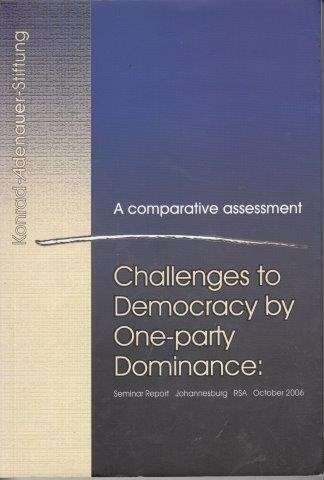 Challenges To Democracy By One-Party Dominance - Konrad-Adenauer Stiftung