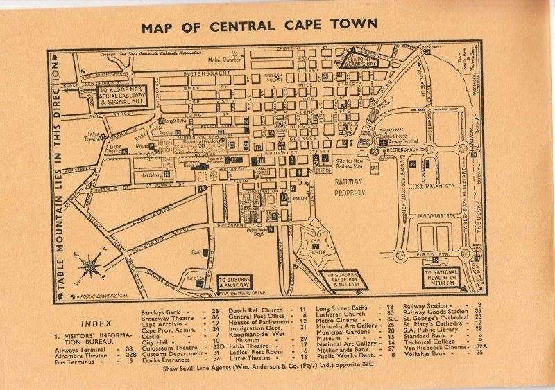 Cape Town - the Gateway to Southern Africa - Shaw Savill Line