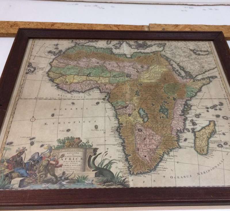 MAP OF AFRICA: Novissima et Perfectissima Africae Descriptio ex Formis Caroli Allard