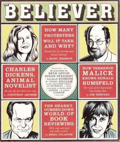The Believer, May 2003, Vol. 1, No. 1, First Issue - Julavits, Heidi & Park, Ed