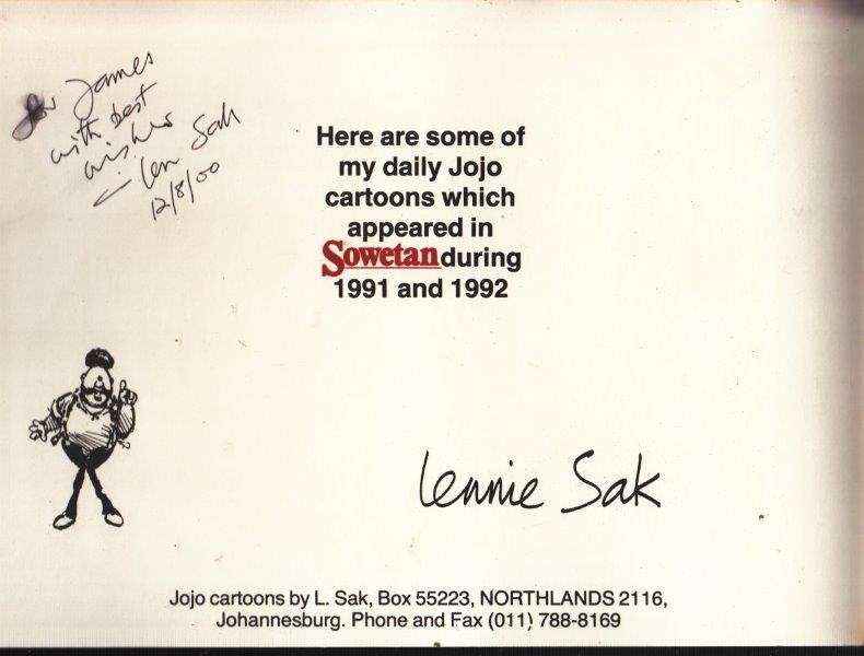 Jojo's World 1991/92 (Signed) - Sak, Lennie
