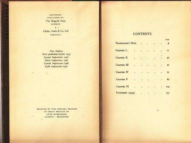 An Autobiographical Study (Hardcover, 5th Impression) - Freud, Sigmund & Strachey, James (trans)