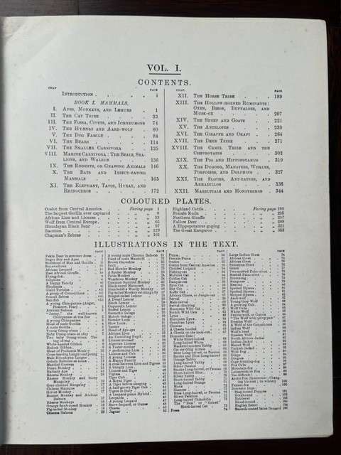 The Living Animals of the World Vol. I Mammals & Vol. II - Selous, Cornish