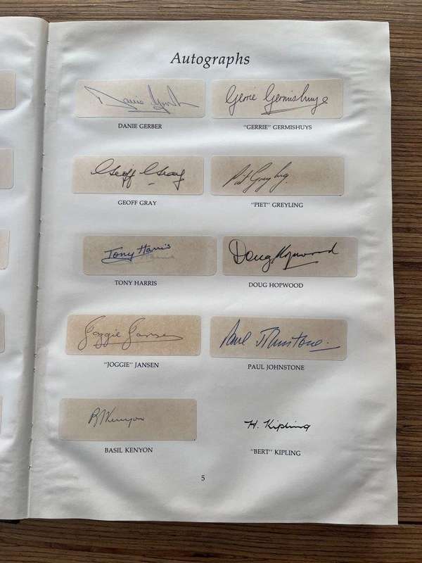 Doc Craven`s Tribute -- The Legends of Springbok Rugby 1889-1989 (Limited signed leather edition)