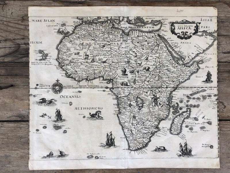 Nova Descriptio Africae (ca 1630s) - Merian, Matthaus