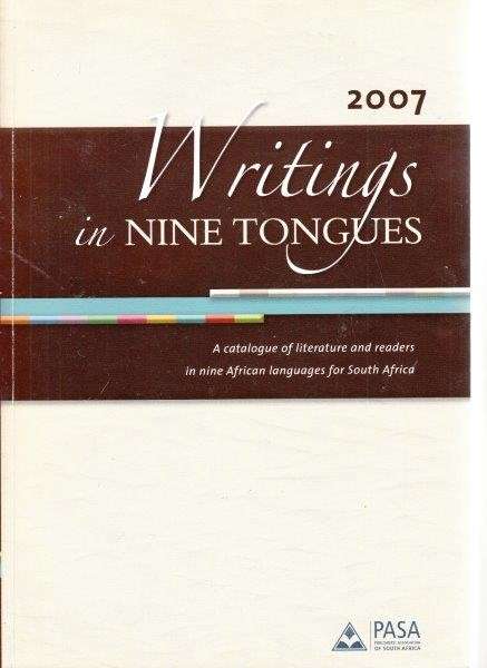 Writings In Nine Tongues2017 - Publishers' Association Of South Africa