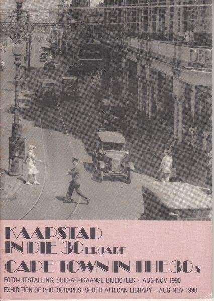 Cape Town in the 30s/Kaapstad in die 30er Jare - South African Library