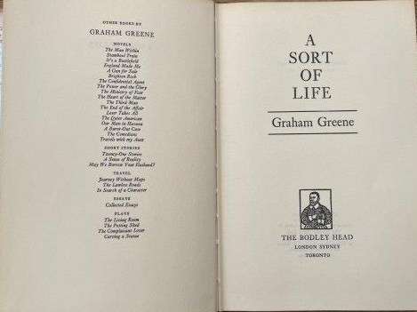 A Sort of Life (Inscribed 1st Edition) - Greene, Graham