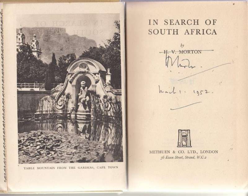 In Search of South Africa (Signed, Hardcover) - Morton, H. V.