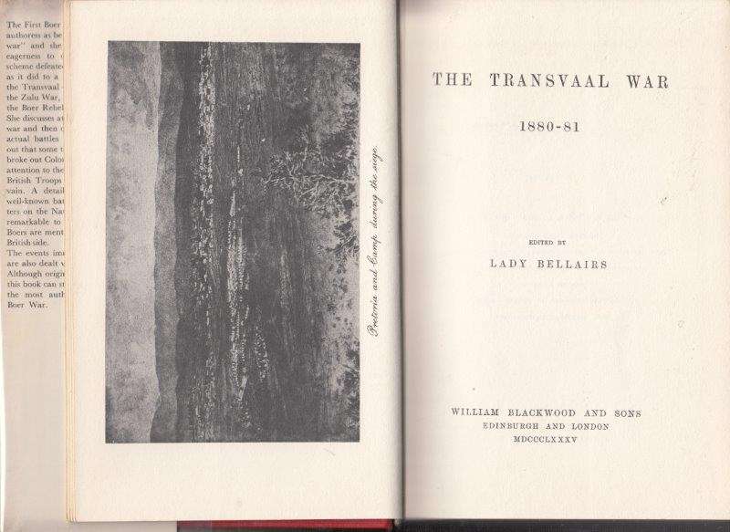 The Transvaal War - 1880-1881 (Africana Collectanea XLI) - Bellairs, Blanche St. John (Lady)