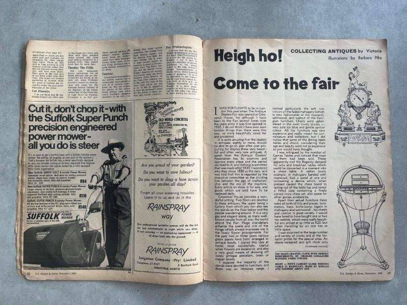 House & Home in South Africa October/November 1965 - South African Garden & Home