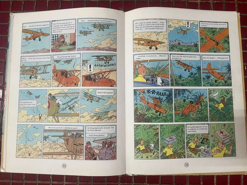 Die Avonture van Kuifie. Die Sigare van die Farao - Herge