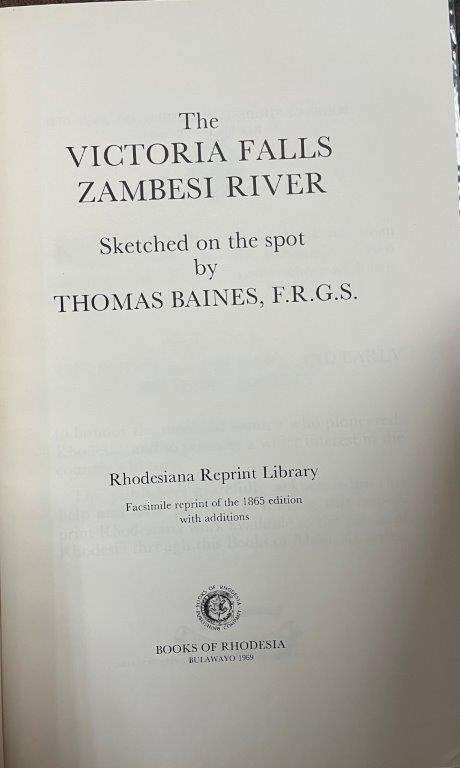 The Victoria Falls, Zambesi River - Baines, Thomas