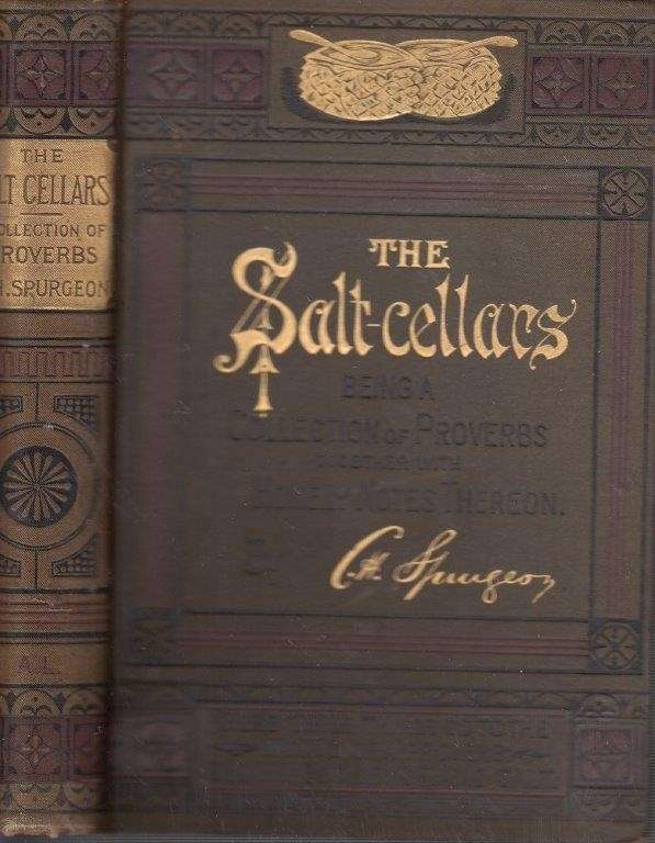 The Salt-Cellars Vol. 1 A-L (1889 Hardcover) - Spurgeon, Charles Haddon