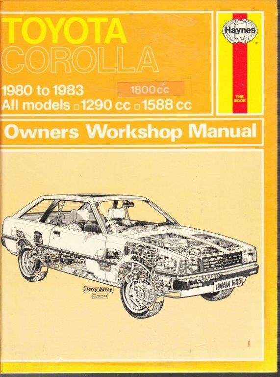 Toyota Corolla 1980-82 Owner's Workshop Manual - Coomber, Ian