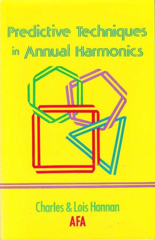 Predictive Techniques in Annual Harmonics (Rare) - Hannan, Charles R.
