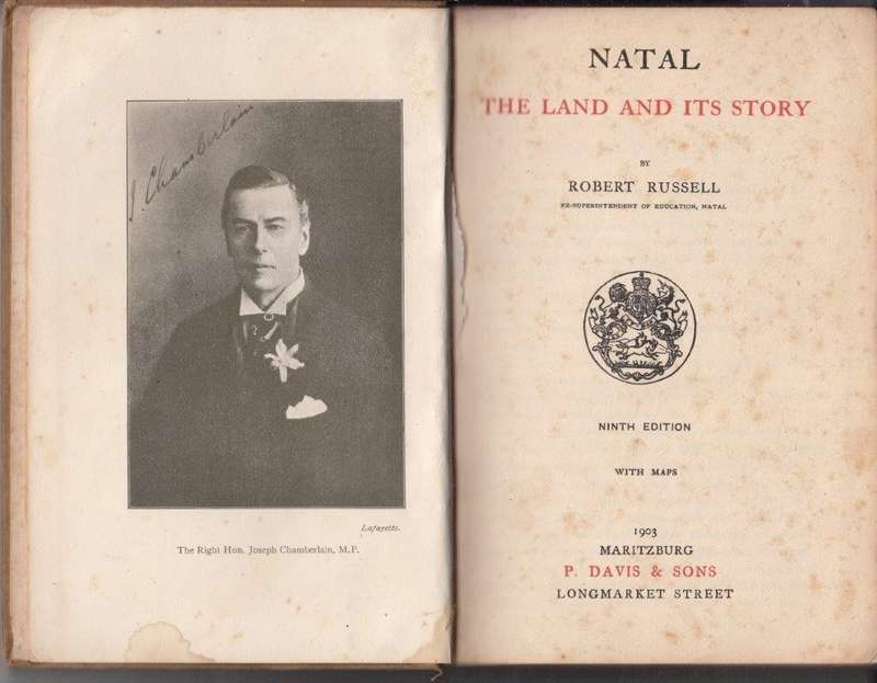 Natal, The Land and its Story (No Map) - Russell, Robert