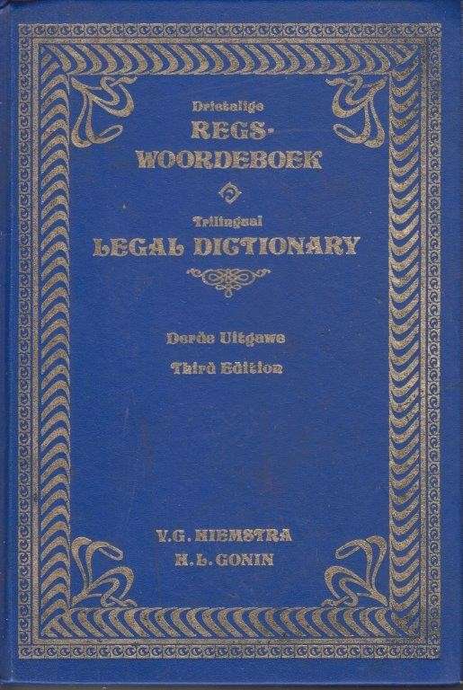 Trilingual Legal Dictionary/Drietalige Regswoordeboek (English, Latin, Afrikaans (Hardcover, 3rd edi