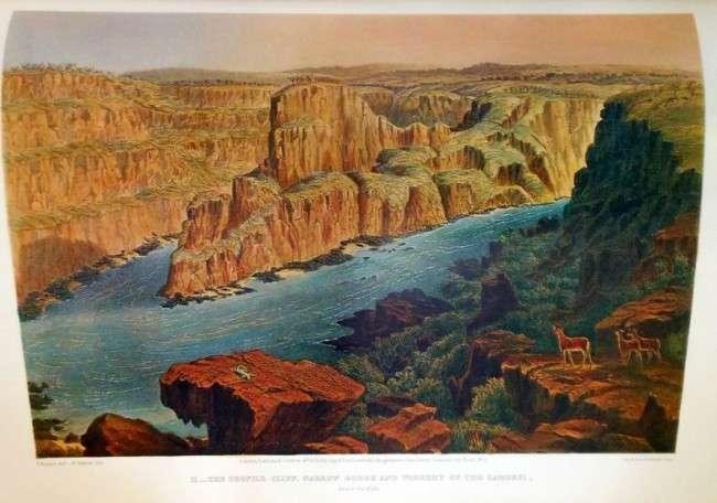 The Victoria Falls, Zambesi River - Baines, Thomas