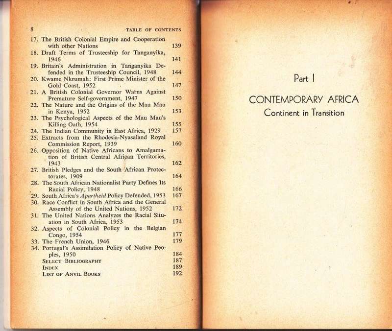 Contemporary Africa: Continent in Transition - Wallbank, T. Walter