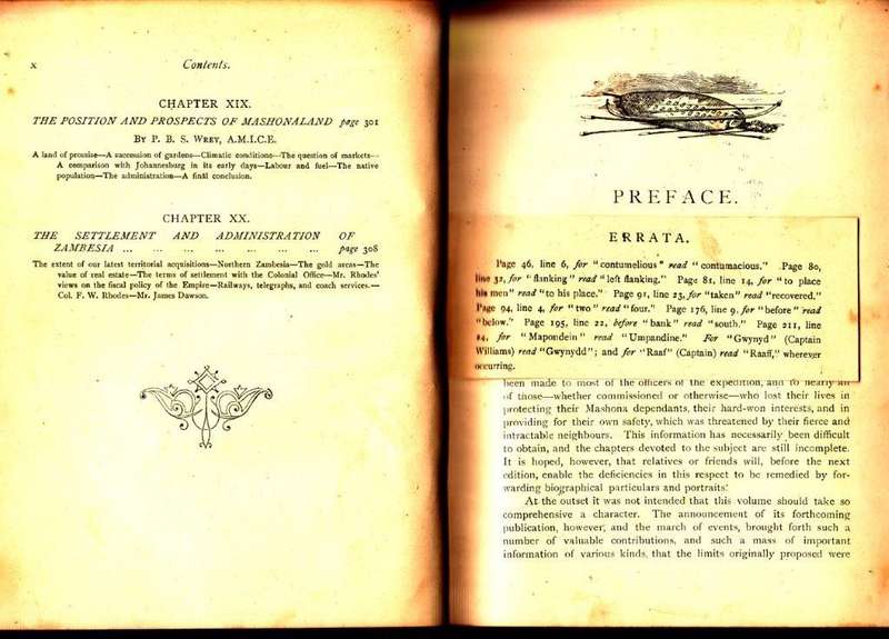 The Downfall of Lobengula: The Cause, History and Effect of the Matabeli War. With Contributions