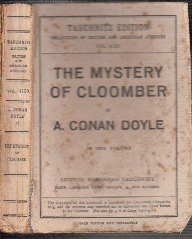The Mystery Of Cloomber (Tauchnitz Edition, Collection of British and American Authors Vol. 4138)
