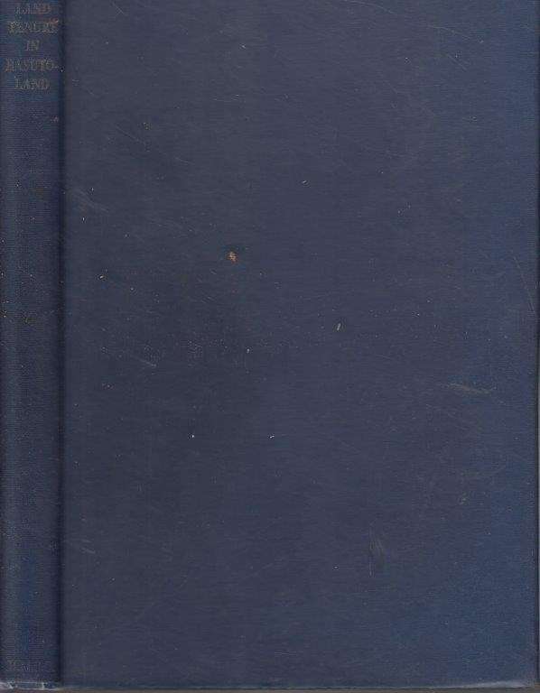 Land Tenure in Basutoland (Hardcover) - Sheddick, Vernon