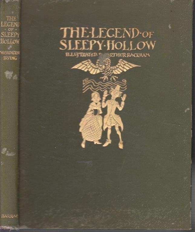 The Legend of Sleepy Hollow (1928 Hardcover, Reprint) with 8 colour plates Arthur Rackham