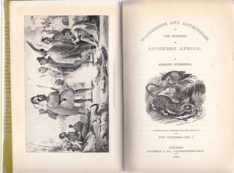 Wanderings and Adventures in the Interior of Southern Africa 2 Vols (Africana Collectanea XVII/XVIII