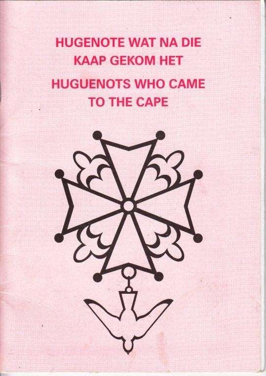 Hugenote  Wat na die Kaap Gekom Het/Huguenots Who Came to the Cape - Malan, Alet & Malherbe, J. F.