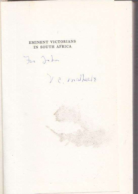 Eminent Victorians in South Africa (Signed, Hardcover) - Malherbe, V. C.