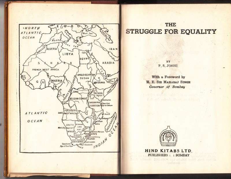 Struggle For Equality (Hardcover) - Joshi, P. S.