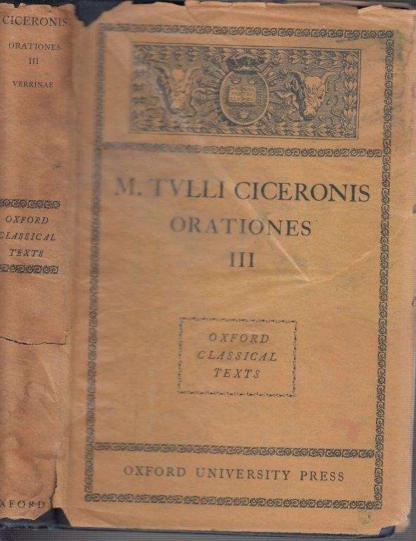 Orationes | Volume I Only - Oxford Classical Texts in Latin (Hardcover)
